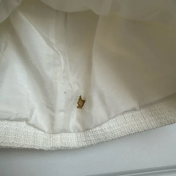 Ochirly White Tweed Skirt – Size XS - Picture 7 of 9